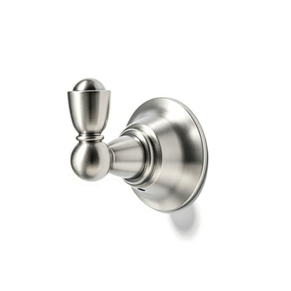 4 Pack 2-3/4inch Brushed Nickel Robe Hooks | Solid Zinc Alloy | Wall Mounted | Coat Hooks | Hooks Wall Mounted Robe Hooks | For organization in bathrooms entrances. - color: Brushed Nickel