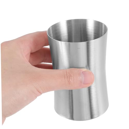 Multi Functional Stainless Steel Toothbrush Cup Mouthwash Holder Compact Travel Rinse for Bathroom Vanity Countertops Space Saving Mouthwash Cups Reusable