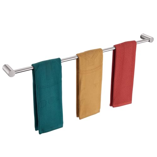 KOKOSIRI Towel Holder Brushed Nickel 36-Inch Towel Rack for Bathroom Wall Mount Single Bar Stainless Steel Bathroom Hardware Accessories, B4007BR-L36 - color: Brushed Nickel, size: 36-Inch