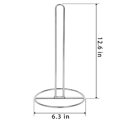 Toilet Paper Holder Stand, OBODING, Silver Freestanding Toilet Paper Holder for Storing 3 Rolls of Toilet Papers (Silver) - color: Silver