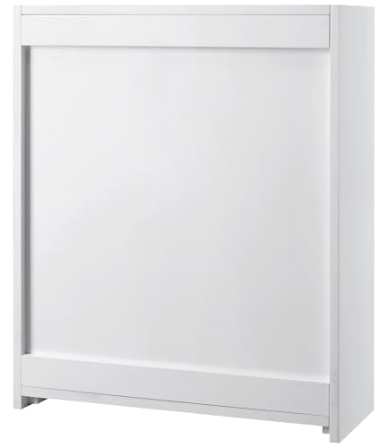 Crosley Furniture Savannah 2-Piece Wall Kitchen Storage Cabinet, Cabinets for Laundry, Bathroom, White - color: White, style: 2-Piece Bathroom Cabinet