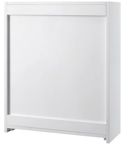 Crosley Furniture Savannah 2-Piece Wall Kitchen Storage Cabinet, Cabinets for Laundry, Bathroom, White - color: White, style: 2-Piece Bathroom Cabinet