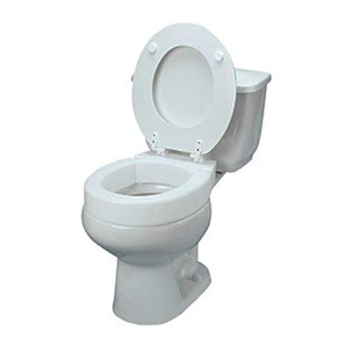 Maddak Inc. Maddak Hinged Elevated Toilet Seat, Standard (725711000), White