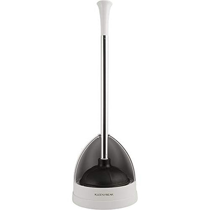 23-in. Heavy-duty Toilet Plunger with Twister Caddy 3019000, Versatile Bathroom Accessory Set and Apartment Must-have, Toilet and Plunger for Bathroom with Toilet Caddy