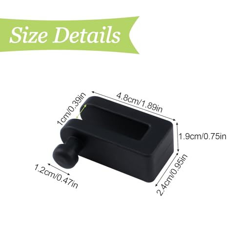 2Pcs Shower Glass Door Hooks, Silicone Towel Hanging Hook No Drilling Frameless Glass Door Scraper Bracket for Bathroom Kitchen(Black) - color: Black