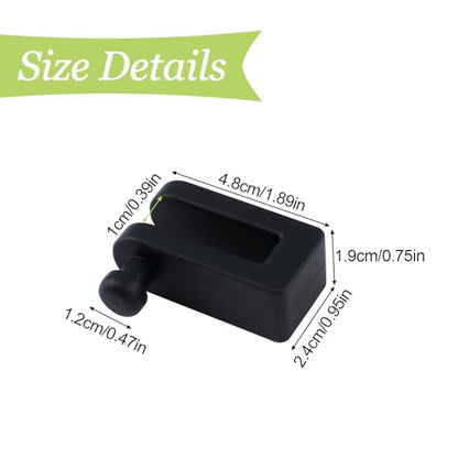 2Pcs Shower Glass Door Hooks, Silicone Towel Hanging Hook No Drilling Frameless Glass Door Scraper Bracket for Bathroom Kitchen(Black) - color: Black