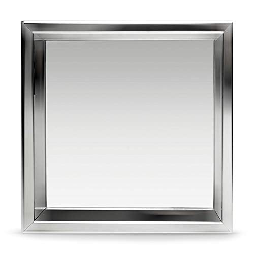 Shower Niche 12" x 12" Stainless Steel - Modern and Elegant Design - Easy to Install - Ready for in Wall Shell Installation for Bathroom - Leak Proof Product - Light Weight - Color: Light Polish - color: Light Polish