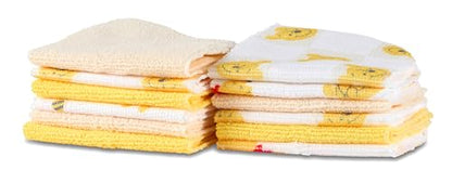 Disney Baby Washcloths 12 Pack – Ultra Soft Baby Wash Cloths, Lilo & Stitch (Stitch & Angel), Winnie the Pooh & Mickey Mouse, Absorbent Newborn Bath Essentials - color: Winnie the Pooh IV