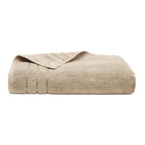 Cariloha Resort Bath Sheet - Soft Bamboo Viscose - Stone - 40" x 70" | Extra Large, Plush Quick Dry Towel with Turkish Cotton, Highly Absorbent Oversized Bathroom Towel, Odor Resistant - color: Stone