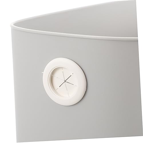 Narrow Plastic Garbage Can for Bathroom Bedroom Kitchen Office Space Saving Multi Function Trash Bin with Modern Design for Compact Areas