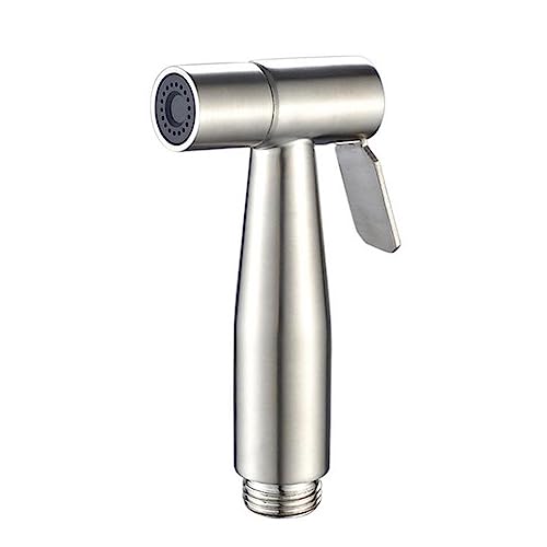 2 Pieces Bidet Toilet Sprayer Head Stainless Steel Handheld Sprayer for Cloth Diaper, Bathroom, Kitchen and Toilet Cleaning