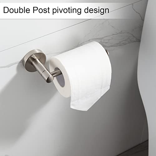 BGL Bathroom Hardware Set Brushed Nickel Bathroom Accessory Set Towel Bar 8 Pieces - color: Brushed Nickel, size: 8 PIECES