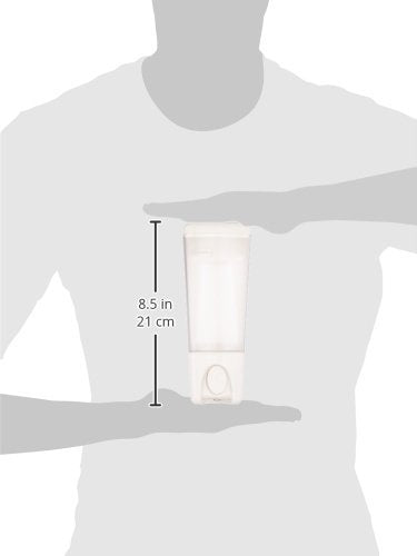 Better Living Products 72350 Clear Choice 3-Chamber Shower Dispenser, White - color: White, size: Three Chamber