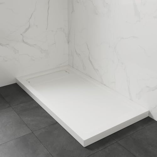OVE Decors 60x32" Shower Base, White - size: 60 x 32, style: Side Drain