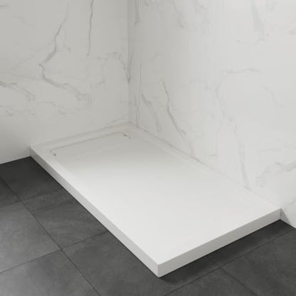 OVE Decors 60x32" Shower Base, White - size: 60 x 32, style: Side Drain