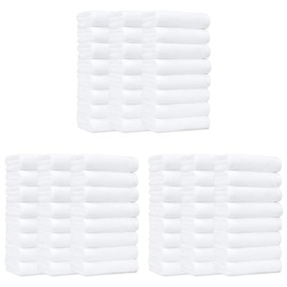 Amazon Basics Soft and Thick Cotton Hand Towels, 16 x 26 in, White, (Pack of 72) - color: White, size: 72 Pack