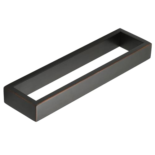 Sayayo Oil Rubbed Bronze Towel Bar for Bathroom, 10 Inch Hand Towel Holder Wall Mount Square Towel Ring SUS304 Stainless Steel Towel Rack - color: Oil Rubbed Bronze, size: 10 INCH