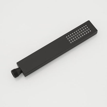 Hand Shower Wand Handheld Shower Spray High Pressure Single Function Luxury Hand Showerhead Matte Black - color: Matte Black, style: Square