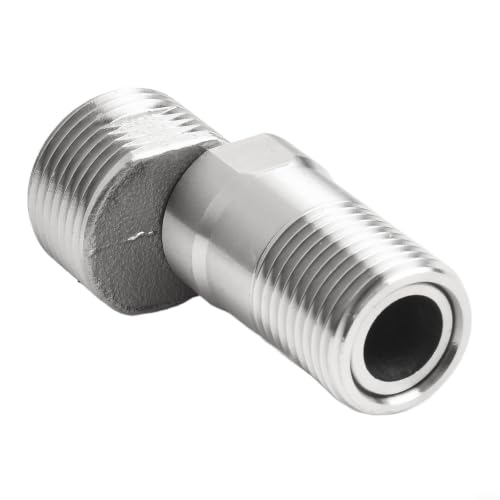Shower Head Swivel Ball Adapter, Swivel Head Connector, Shower Angle Conversion Component, Fits Fixed, Hand Held & Rain Shower Heads(1PCS) - size: 1PCS