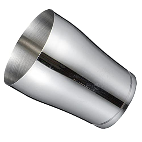 PRETYZOOM Stainless Steel Tooth Mug Rinsing Cup for Brushing Teeth Reusable Mouthwash Cup Unique Design for Home Couples Impact Resistant Easy to Clean
