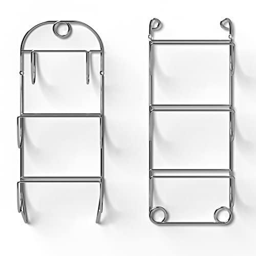 Towel Racks for Bathroom Wall Mounted Metal Wine Rack Towel Shelf Towel Holder for Bath Chrome - color: Chrome