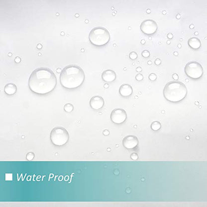 48x72 Stall Size Shower Curtain Liner Frost | 3 Bottom Magnets,8 Rustproof Grommets,Water Proof Heavy Duty PEVA,48W x 72H for Shower Stall Narrow Width - color: Frost, size: 48"W x 72"L (Pack of 1)