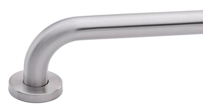 Commercial 42 Inch Stainless Steel Restroom Grab Bar, 1" Diameter Wall Mounted Grab Bar for Bathrooms and Showers - size: 42"
