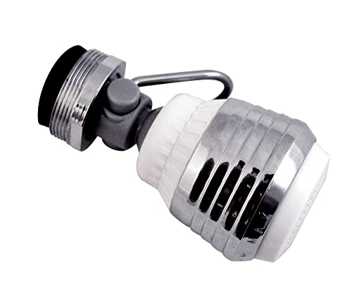 Dual Spray Swivel Faucet Aerator - Niagra Conservation | Sink Faucet Aerator with Low 1.5 GPM Flow Rate | (N3115P-FC)