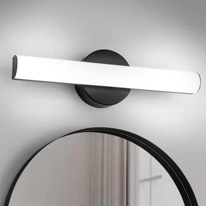 Modern Dimmable LED Vanity Light Bar Lighting, Bathroom Light Fixtures | 15.9 Inch LED Bathroom Light Fixture Over Mirror, 15W 1300LM Daylight White 5000K Wall Sconces Lighting, Black Bath Light Bar - size: 1 Count (Pack of 1)