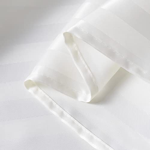 RV Shower Curtain Liner small Size 47 x 71, Narrow Standing Single with Bottom Heavy Duty Line, Hotel Quality Spa Bathroom Waterproof Curtains,Washable, Fabric Shower Curtains with Hooks/White - color: White, size: 47"W x 71"L (Pack of 1)