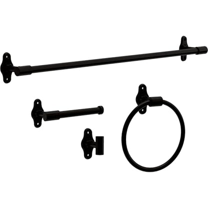 Franklin Brass Calloway (1-Pack) Toilet Paper Holder Matte Black Euro Tissue Roll Holder Single Post Toilet Tissue Holder Wall Bathroom Accessories Bath Organization/Storage CLWY51-MB - color: Matte Black