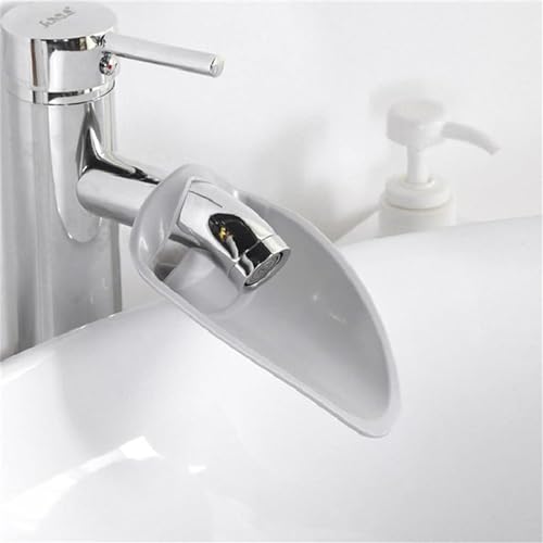 Gray Faucet Extender for Toddlers - Sink Extender for Kids Hand Washing, Bathroom Safety Sink Extender,Sink Spout Wash Helper for Children,Faucet Extender for Kids,Bathroom Safety
