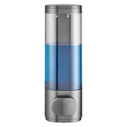 Pollock Shampoo and Conditioner Dispenser 1 Chamber No Drill | Shower Soap Pump Dispenser Wall Mounted,Body Wash Dispenser,Shower Gel Shampoo Holder for Bathroom Accessories, (Gun1) - color: Gun1