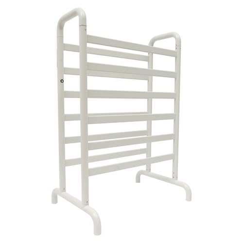 Electric Towel Heater Rack Heated for Bathroom, Freestanding Towel Warmer with Intelligent Temperature Adjustment and Timing, IPX3 Waterproof Electric Heated Towel Rack,12 Aluminum Bars Drying Rack - color: 12 Bars
