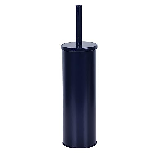 Deep & Sturdy Toilet Bowl Brush with Holder - Durable Scrubbing - Toilet Cleaners - Household Essentials - Bathroom Cleaner - Cleaning Supplies - Household Supplies, Matte Navy - color: Matte Navy Reese