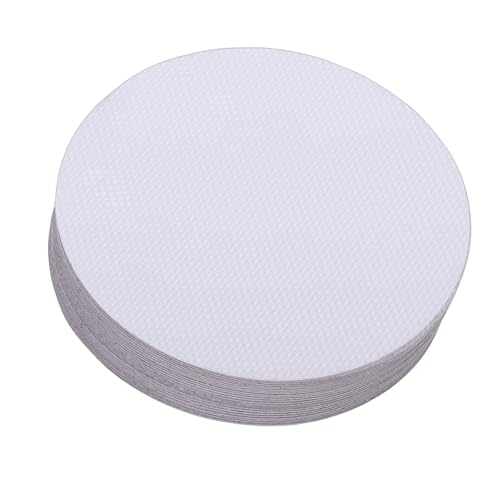 Fabater Anti Slip Shower Stickers, 24 Pcs Round Bathtub Non Slip Stickers for Tub & Shower Floor, Premium PEVA with Strong Adhesive for Pools and Stairs, Easy Apply (Transparent) - color: Transparent