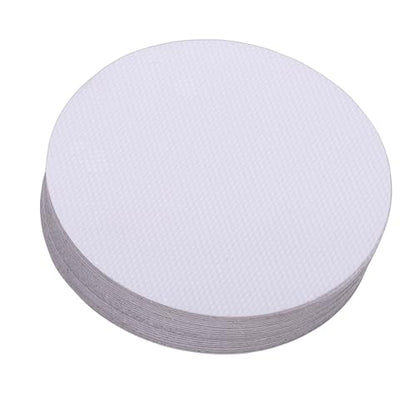 Fabater Anti Slip Shower Stickers, 24 Pcs Round Bathtub Non Slip Stickers for Tub & Shower Floor, Premium PEVA with Strong Adhesive for Pools and Stairs, Easy Apply (Transparent) - color: Transparent