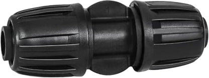 12 Pack 1/2 Inch Drip Irrigation Coupling Fittings (1/2" ID x 0.6-0.65" OD), 1/2'' Dripline Barbed Coupler Connectors with Anti-Drop Lock Nuts for Garden Lawn Irrigation System Connection - size: 1/2" Nut Coupling-12P