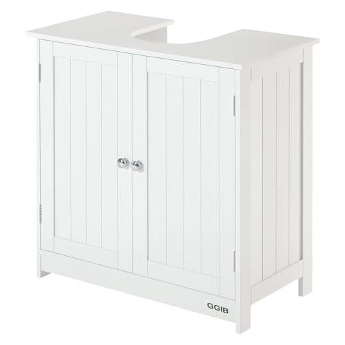 GGIB Under Sink Bathroom Cabinet with 2 Doors and Shelf