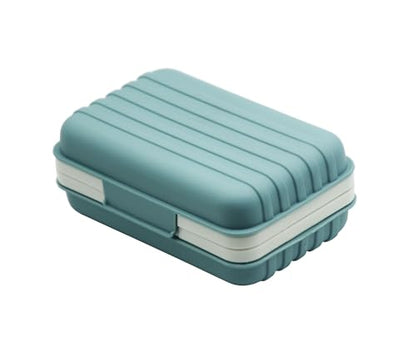 2 Pack Travel Soap Case Holder,Portable Soap Box with Draining Layer for Shower,Bathroom,Camping,Hiking,Gym - color: 2 Pack Travel Soap Case