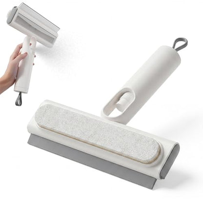 Shower Squeegee for Glass Doors, 2026 New All-in-One Spray & Clean Window Squeegee, Multi-Functional Household Cleaner with Built-in Spray Bottle for Mirror & Glass (1 Pack)