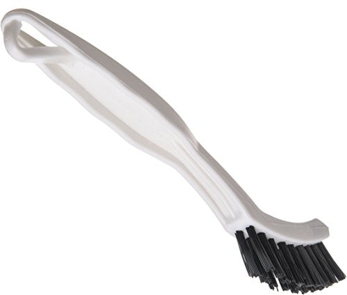 SPARTA Grout Brush with Stiff Nylon Bristles, 8 Inch, White | Flo-Pac, Stiff Crimped Nylon Bristles, 2.75-Inch Brush Section, Narrow Crevices, BPA Free - color: White, size: 8 Inches