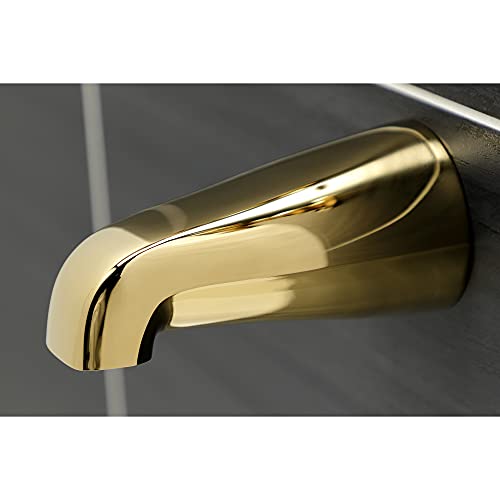 Kingston Brass KB242AX Magellan Tub and Shower Faucet, Polished Brass, 72 x 8 x 7.38 - color: Polished Brass