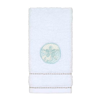 Avanti Linens - Fingertip Towel, Soft & Absorbent Cotton, Farmhouse Inspired Bathroom Decor (Farmhouse Shell Collection)