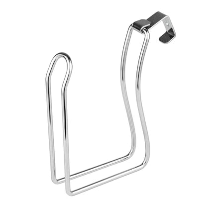 Over The Tank Toilet Paper Holder, No Drill Bathroom Tissue Roll Dispenser | RV toilet paper holder & hanging roll dispenser. Rust resistant chrome bathroom storage organizer for small camper spaces.