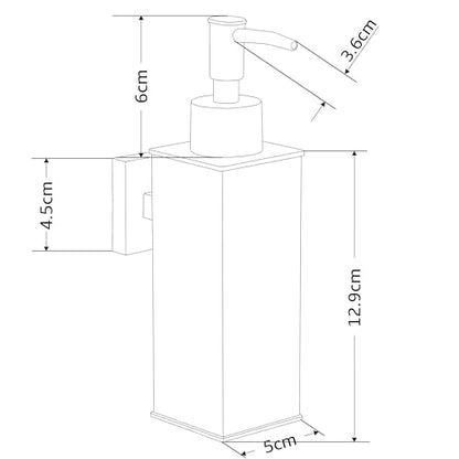 BGL Soap Dispenser Stainless Steel 304 Wall Mount Gold Liquid and Soap Dispenser for Kitchen and Bathroom - color: Gold