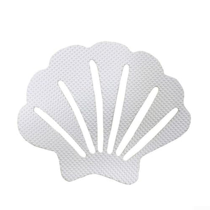 Anti Slip Bath Stickers For Shower Floor Safety, Non Slip Grip Tape Strips, Clear Textured Decals For Bathtub, 12 Pieces Shell Shape(Clear) - color: Clear