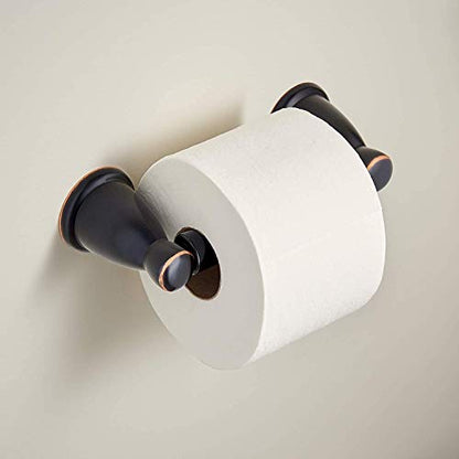 Franklin Brass 5-Piece Oil Rubbed Bronze Bathroom Set (2) Towel Racks, Ring, Toilet Paper Holder, Hook | Kinla Bath Accessories - color: Oil Rubbed Bronze, style: 5-Piece Bath Accessory Set