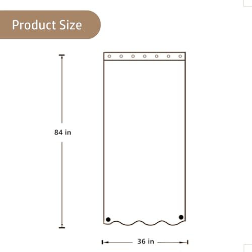 Felisa Stall Fabric Shower Curtain Liner with Large Magnets,Extra Long 36 x 84 inches Soft Cloth & Hotel Quality Shower Stall Curtain for Bathroom,Small Narrow Size Shower Curtain,White - color: White, size: 36"W x 84"L (Pack of 1)