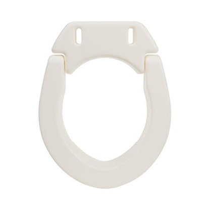 VMS Deluxe Bolt-On Hinged Raised Toilet Seat - Available in Elongated & Standard Styles, 300 lbs Weight Capacity (Standard) - size: Standard